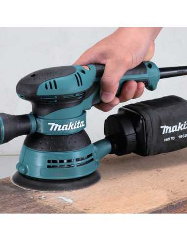 LIJADORA ROTORBITAL 125MM 300W MAKITA POTENTE Y VERSATIL