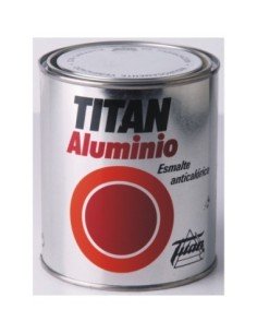 Pintura Esmalte TITAN Aluminio Anticalórico 350ml