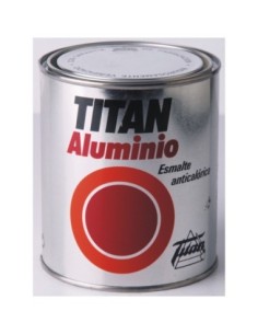 Pintura Esmalte TITAN Aluminio Anticalórico 750ml