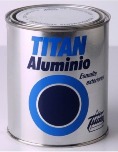 Pintura ALUMINIO EXTERIORES 375 ml TITAN