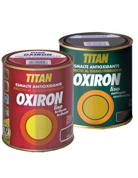 Pintura Esmalte OXIRON TITAN Liso Rojo 750 ml TITAN |