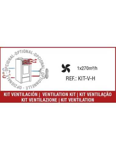 Estufa De Pellet BRONPI Hydro Noa Negra 16 K | Hogar Cahersa