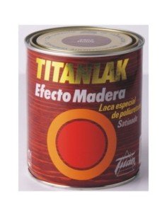 Pintura TITANLAK EFECT. MADERA CAOBA 375 ml TITAN
