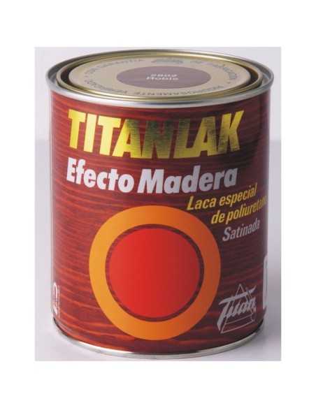 Pintura TITANLAK EFECT. MADERA NOGAL CLARO 750 ml TITAN