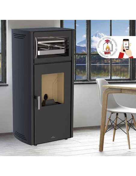 Estufa De Pellet BRONPI Noa 12 Kw Con Horno | Hogar Cahersa