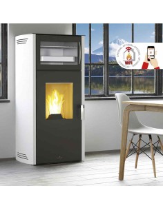 Estufa De Pellet BRONPI Noa 12 Kw Con Horno | Hogar Cahersa