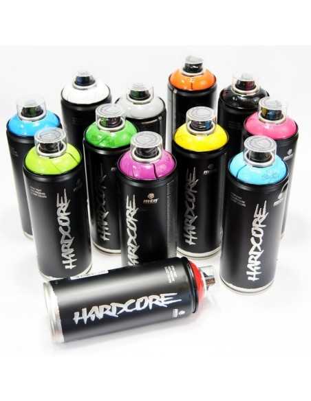Pintura en Spray MTN Hardcore 400 ml HC2 BLANCO SATINADO