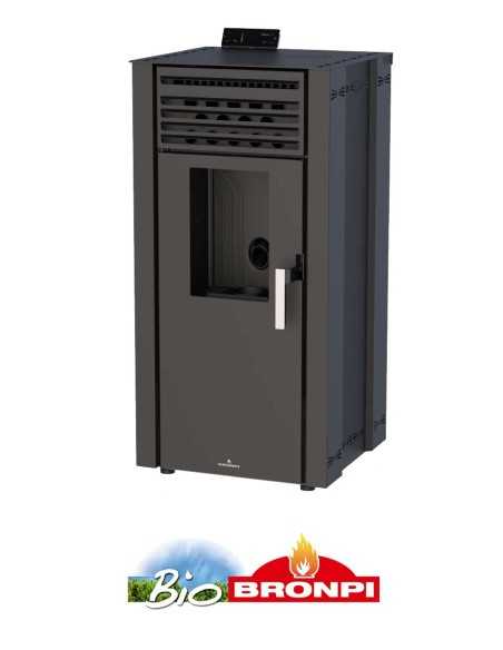 Estufa De Pellet BRONPI Eva 15 Kw Negra BROE | Hogar Cahersa