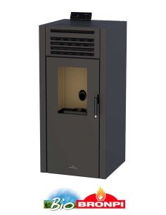 Estufa De Pellet BRONPI Adel 15 Kw Negra BRO | Hogar Cahersa