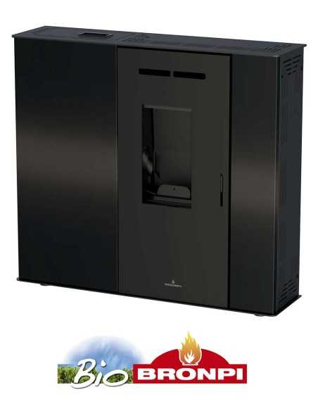 Estufa De Pellet BRONPI Lupe 9 Kw Extraplana | Hogar Cahersa