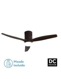 Ventilador 20W DC AGUILON MARRON 3 ASPAS ROBLE 6
