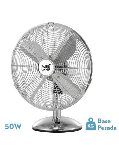 Ventilador Sobremesa PALICROMO 50W 3VEL 43 |Eficiencia Compacta |Cahersa