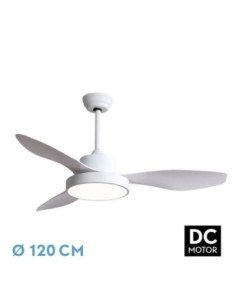 Ventilador DC HayaTE 48W 4080LM Blanco 3 ASP