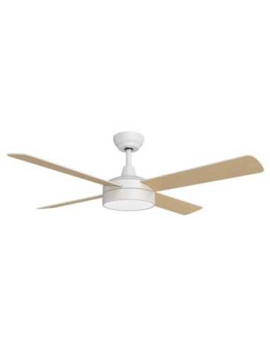 Ventilador DC NEVERY 26W Blanco 4ASPAS Blanco/Haya