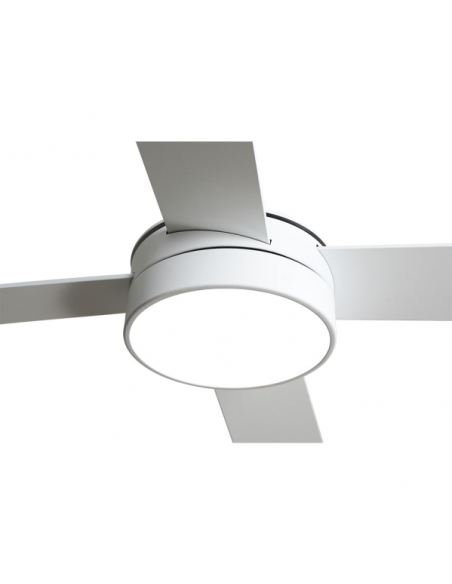 Ventilador DC NEVERY 26W Blanco 4ASPAS Blanco/Haya