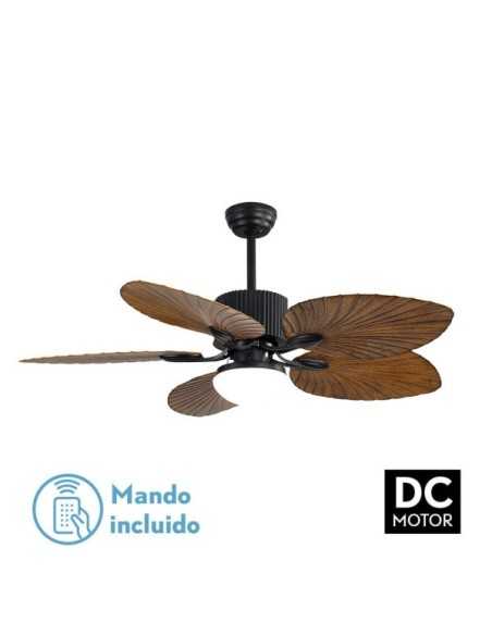 Ventilador DC 26W COLLA Negro 5 ASPAS MARRON