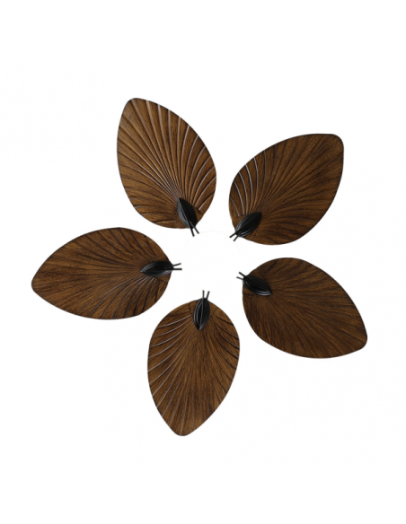 Ventilador DC 26W COLLA Negro 5 ASPAS MARRON