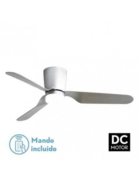 Ventilador 18W DC KOCHI NIQUEL 3 ASPAS PLATA 5