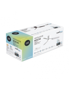 Ventilador 18W DC KOCHI NIQUEL 3 ASPAS PLATA 5 2
