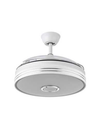 Ventilador DC MATANUSKA 72W 6120LM Blanco BLUETHOOTH