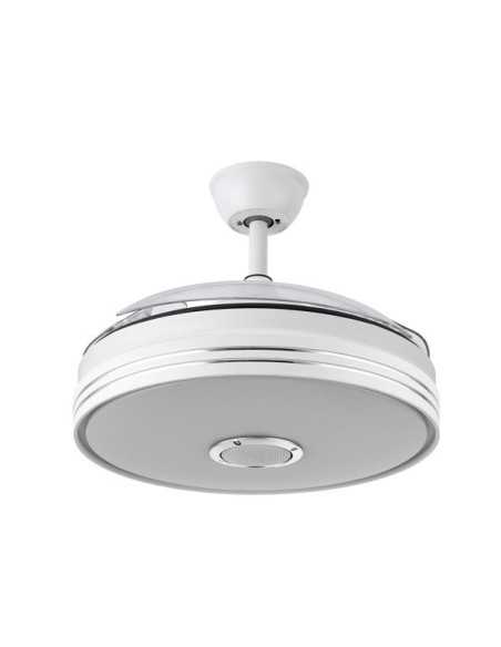 Ventilador DC MATANUSKA 72W 6120LM Blanco BLUETHOOTH