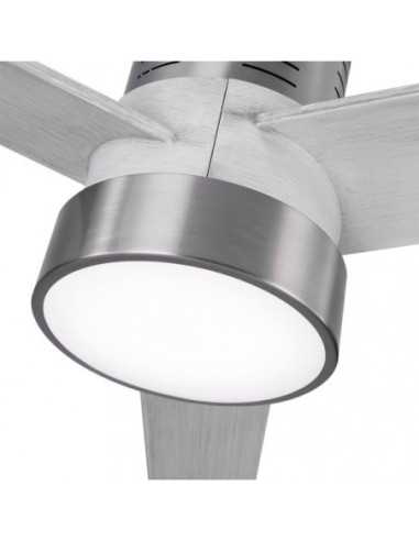 Ventilador DC TEO 24W 2950LM NIQUEL 3ASP Gris