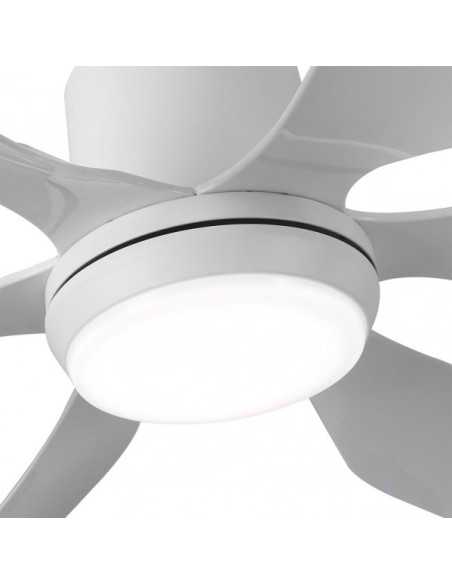 Ventilador de Techo DC OTTO 24W Blanco | 6 Aspas y Luz LED 2950lm