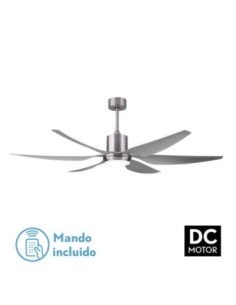 Ventilador DC OTTO 24W 2950LM NIQUEL 6 ASPAS