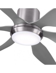 Ventilador DC OTTO 24W 2950LM NIQUEL 6 ASPAS 2