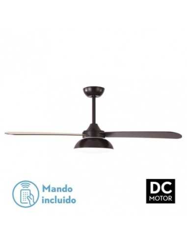 Ventilador DC UMI 24W MARRON 3 ASPAS REV. MARRON/Haya