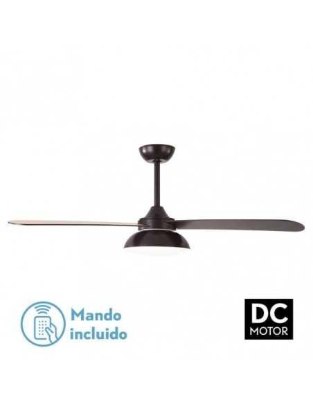 Ventilador DC UMI 24W MARRON 3 ASPAS REV. MARRON/Haya