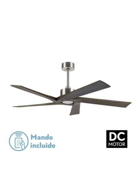 Ventilador DC NADIR NIQUEL/RUSTICO SIN LUZ 5