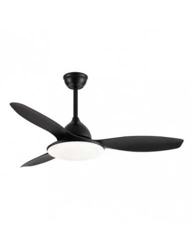 Ventilador DC Negro YAEL 72W 3000-4000-6000K
