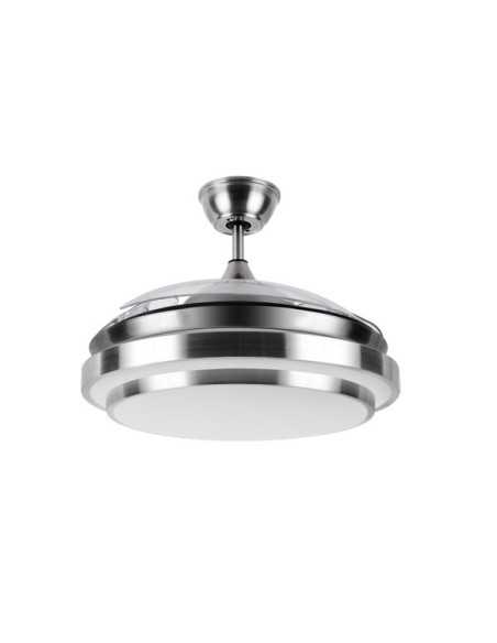 Ventilador DC IBE 72W 6120LM NIQUEL 3 ASP.DESP.