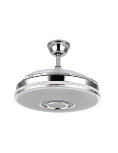 Ventilador DC NOTO 72W 6120LM CROMO 3ASP.DESP.108D 2