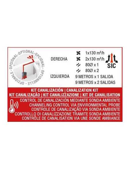 Estufa De Pellet BRONPI Adry 11kw Negra Extr | Hogar Cahersa