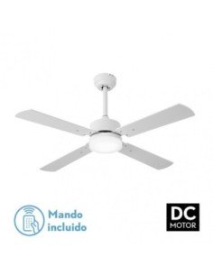 Ventilador 18W DC HUPE Blanco 4 ASP.6 VEL.107D