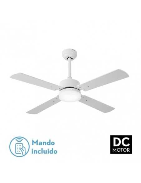 Ventilador 18W DC HUPE Blanco 4 ASP.6 VEL.107D