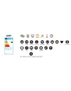 Estufa De Pellet BRONPI Adry 11kw Marfil Ext | Hogar Cahersa 2