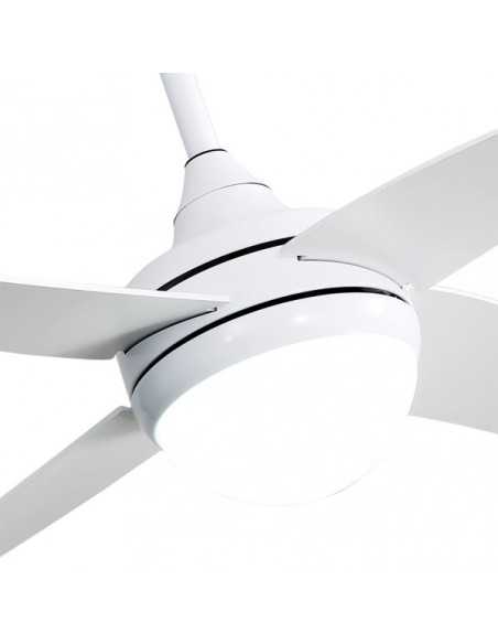 Ventilador 2XE27 DC KLOD Blanco 4 ASP.6 VEL.117D