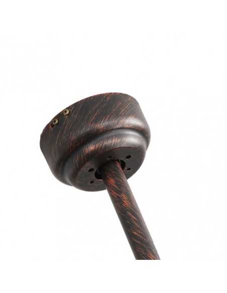 Ventilador 2XE27 DC KLOD RUSTICO/NOGAL 4 ASP.6