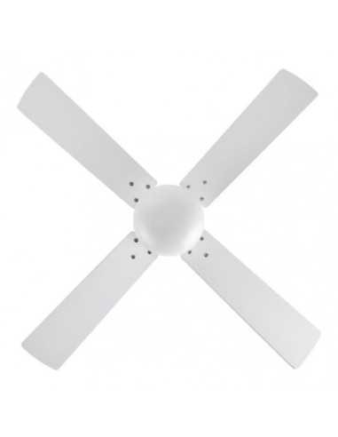 Ventilador DC SOFIA 2XE27 Blanco 4 ASPAS REV.BLANCA/Haya