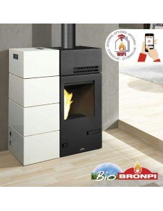 Estufa Mixta Pellet Y Leña BRONPI Carol 10kw | Hogar Cahersa