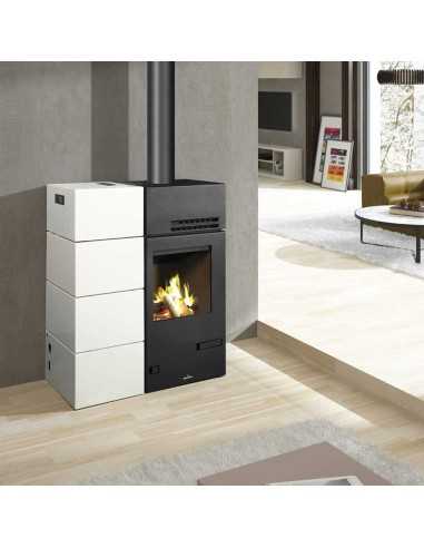 Estufa Mixta Pellet Y Leña BRONPI Carol 10kw | Hogar Cahersa