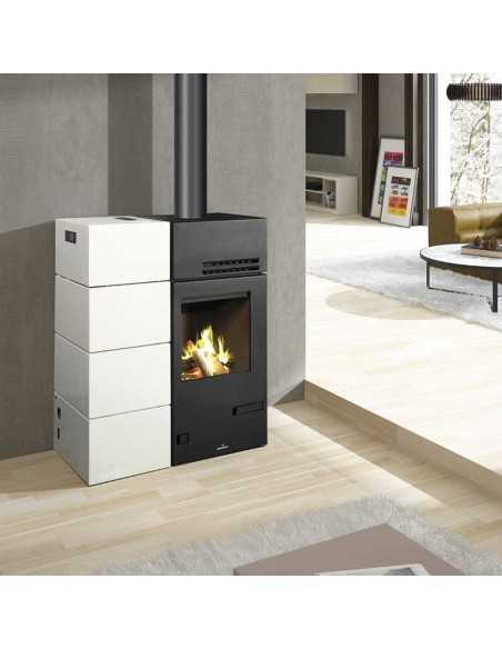 Estufa Mixta Pellet Y Leña BRONPI Carol 10kw | Hogar Cahersa