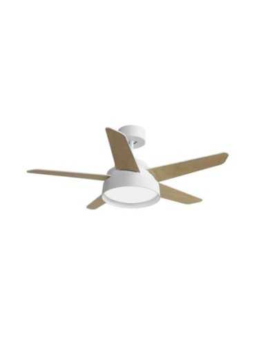 Ventilador 25W DC Blanco LEBECHE 5 ASPAS REV.
