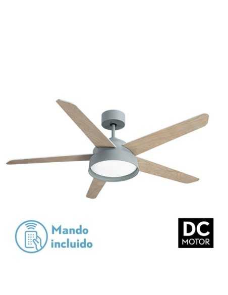 Ventilador 25W DC VERDE LEBECHE 5 ASPAS REV.