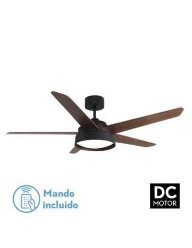 Ventilador 25W DC MARRON LEBECHE 5 ASPAS REV.
