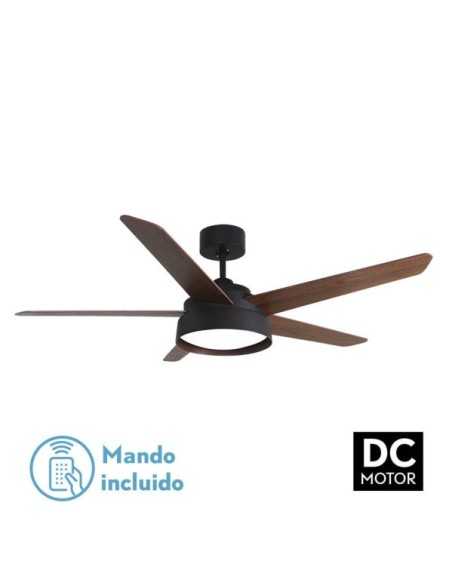 Ventilador 25W DC MARRON LEBECHE 5 ASPAS REV.