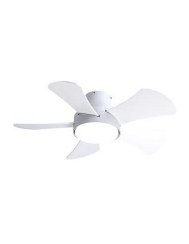 Ventilador 25W DC Blanco GREGARIO 5 ASPAS REV.